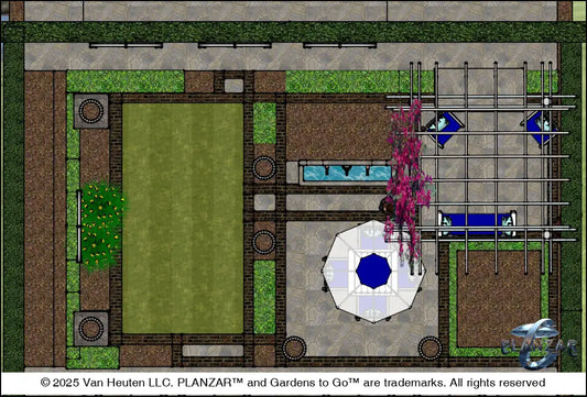 Rectangular Cypress Theatrical: DESIGN OVERVIEW Digital Download Landscape Plans
