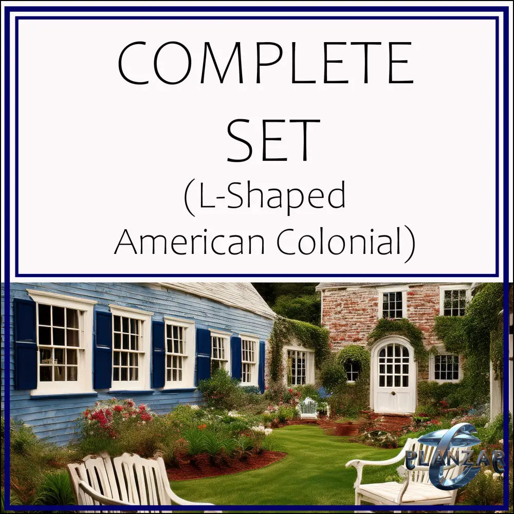 L Shape American Colonial: COMPLETE SET (cover image sets design inspirational mood only: see full Product