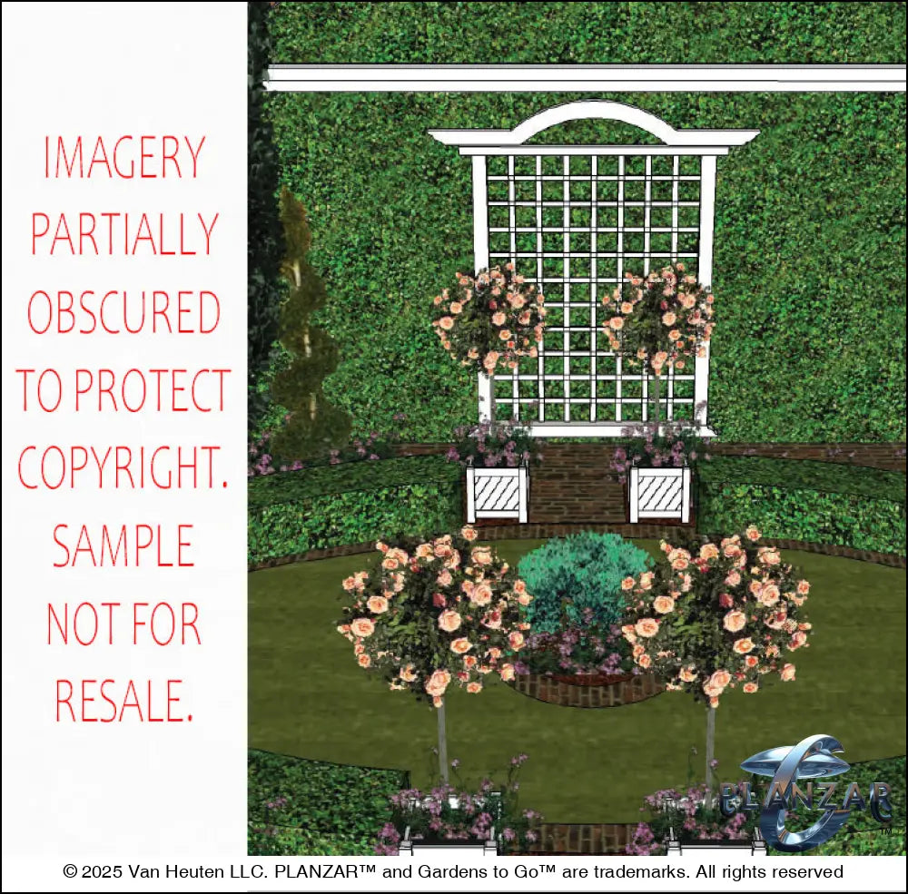 L shape American Colonial: DESIGN OVERVIEW Digital Download Landscape Plans