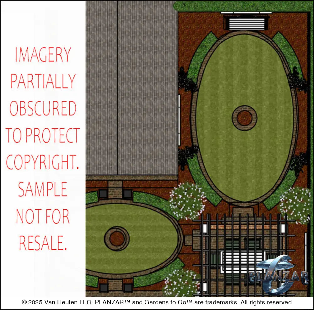 L shape American Colonial: DESIGN OVERVIEW Digital Download Landscape Plans