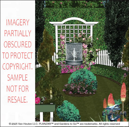 L shape American Colonial: DESIGN OVERVIEW Digital Download Landscape Plans