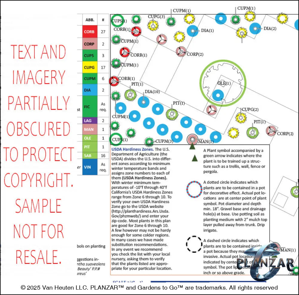 L Shape CONTEMPORARY CHIC - OPTION ONE: Complete Set Digital Download Landscape Plans