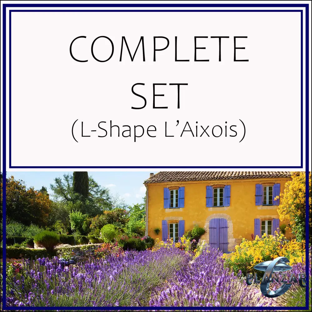 L Shape L’Aixois: COMPLETE SET (cover image sets design inspirational mood only: see full Product Description). Digital