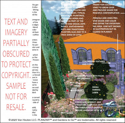 L shape L’Aixois: DESIGN OVERVIEW Digital Download Landscape Plans