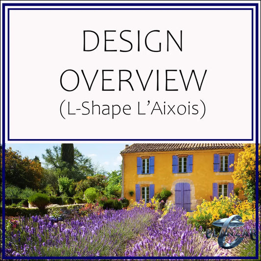 L shape L’Aixois: DESIGN OVERVIEW Digital Download Landscape Plans