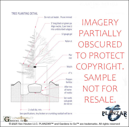 L shape L’Aixois: SPECIFICATIONS Digital Download Landscape Plans