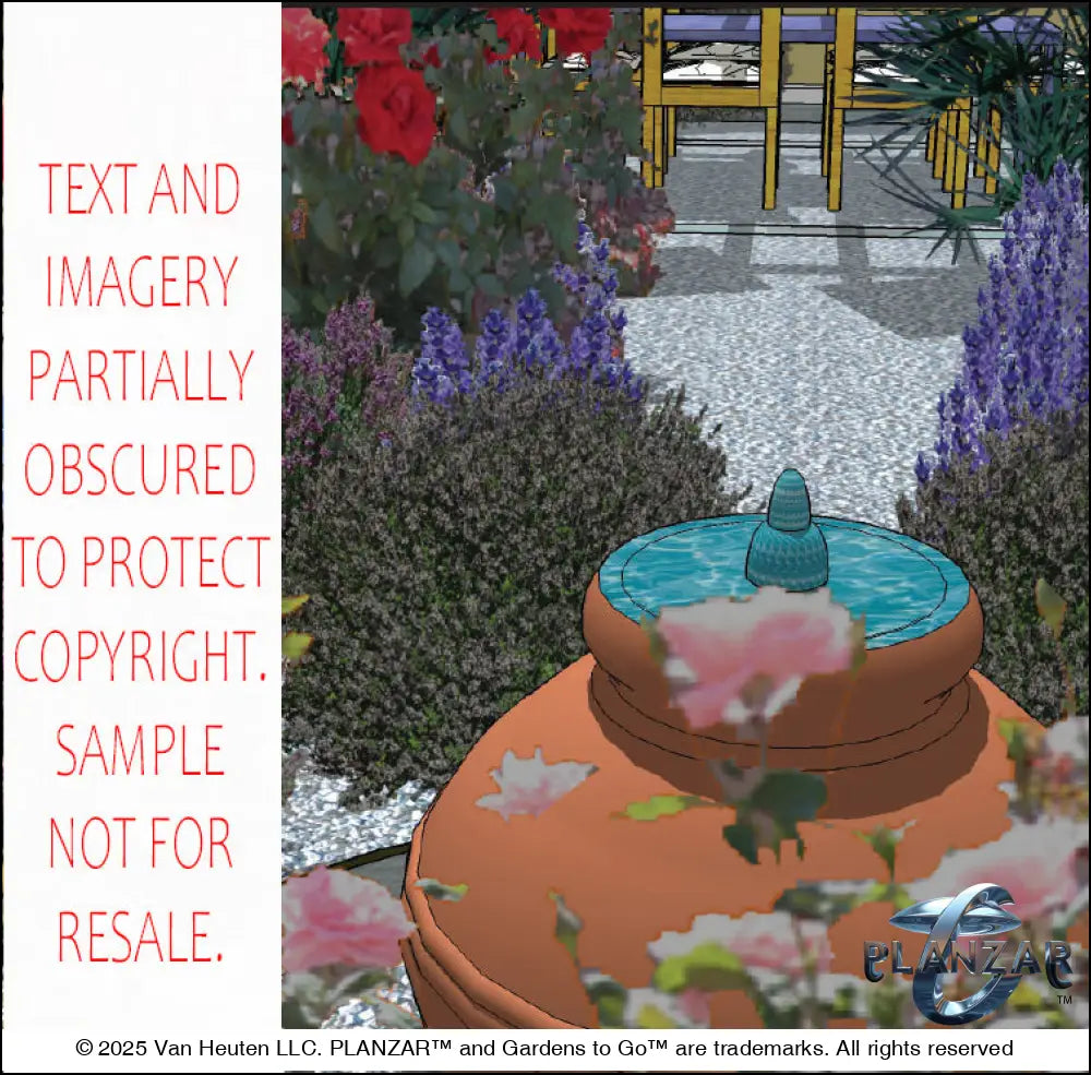 L shape Le Cezanne: DESIGN OVERVIEW Digital Download Landscape Plans