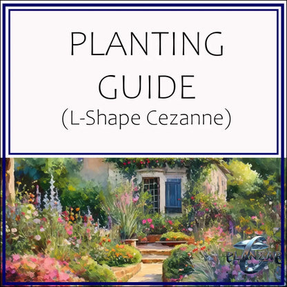 L shape Le Cezanne: PLANT GUIDE Digital Download Landscape Plans