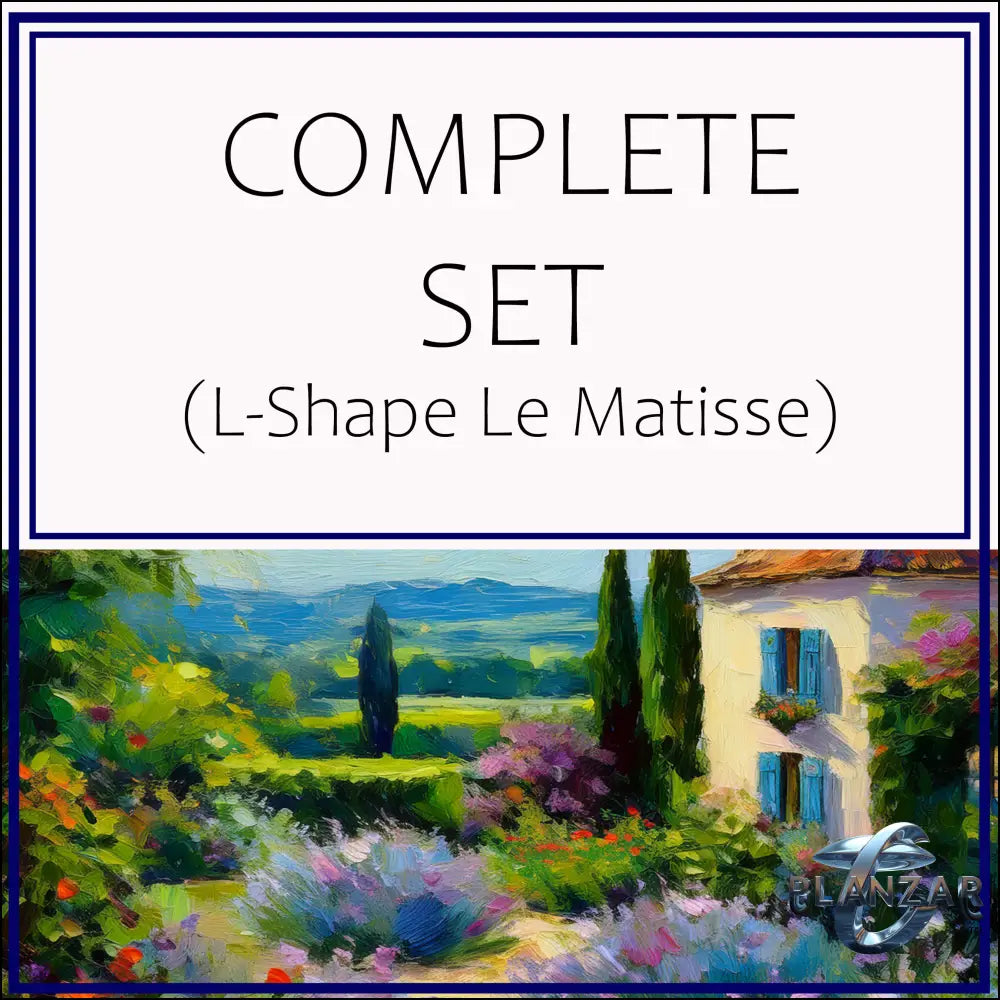 L Shape Le Matisse: COMPLETE SET (cover image sets design inspirational mood only: see full Product Description).