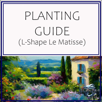 L shape Le Matisse: PLANT GUIDE Digital Download Landscape Plans