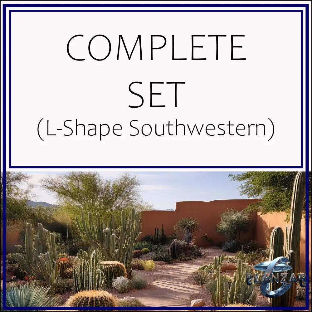 L Shape Southwestern: COMPLETE SET (cover image sets design inspirational mood only: see full Product Description).