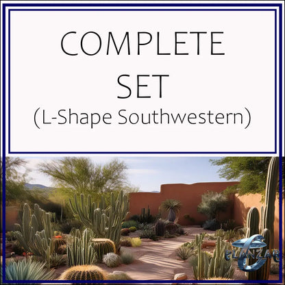 L Shape Southwestern: COMPLETE SET (cover image sets design inspirational mood only: see full Product Description).