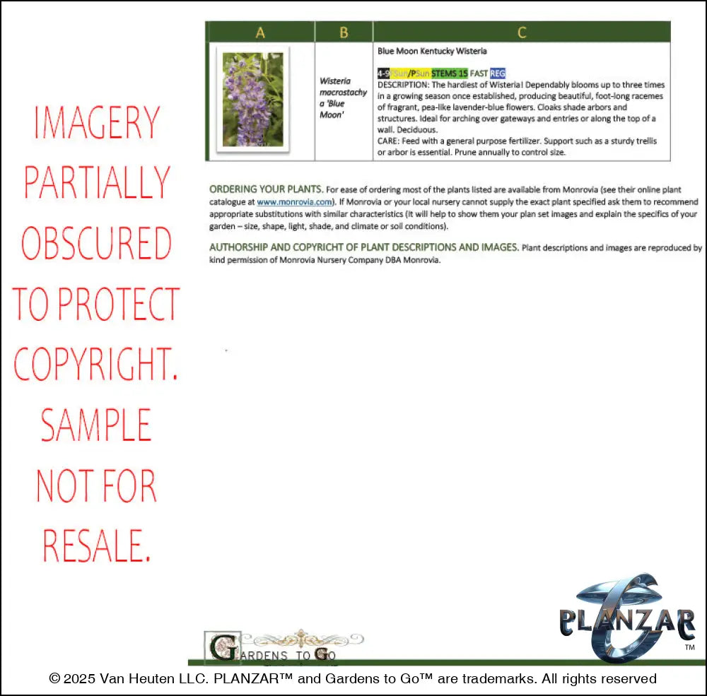 L shape Southwestern: PLANT GUIDE Digital Download Landscape Plans