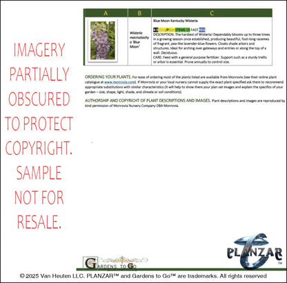L shape Southwestern: PLANT GUIDE Digital Download Landscape Plans