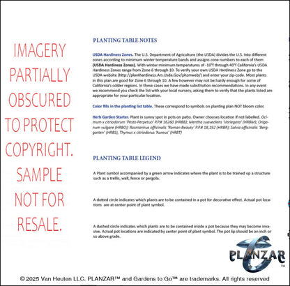 L shape Southwestern: PLANT LIST + LAYOUT Digital Download Landscape Plans