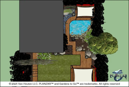 L shape Tokyo Zen: DESIGN OVERVIEW Digital Download Landscape Plans