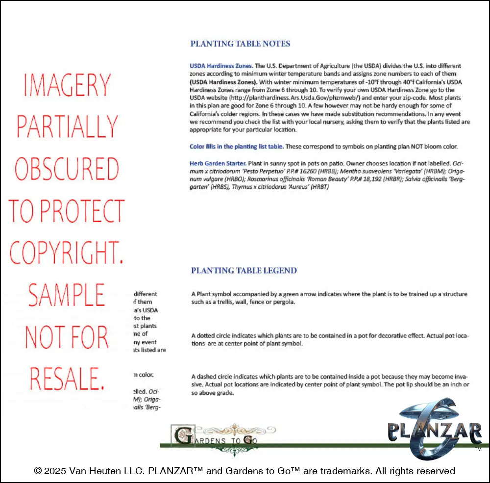 L shape Tokyo Zen: PLANT LIST + LAYOUT Digital Download Landscape Plans