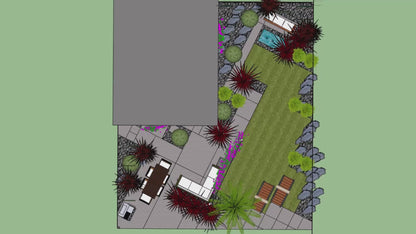 L Shape Contemporary Chic - Option One: DESIGN OVERVIEW