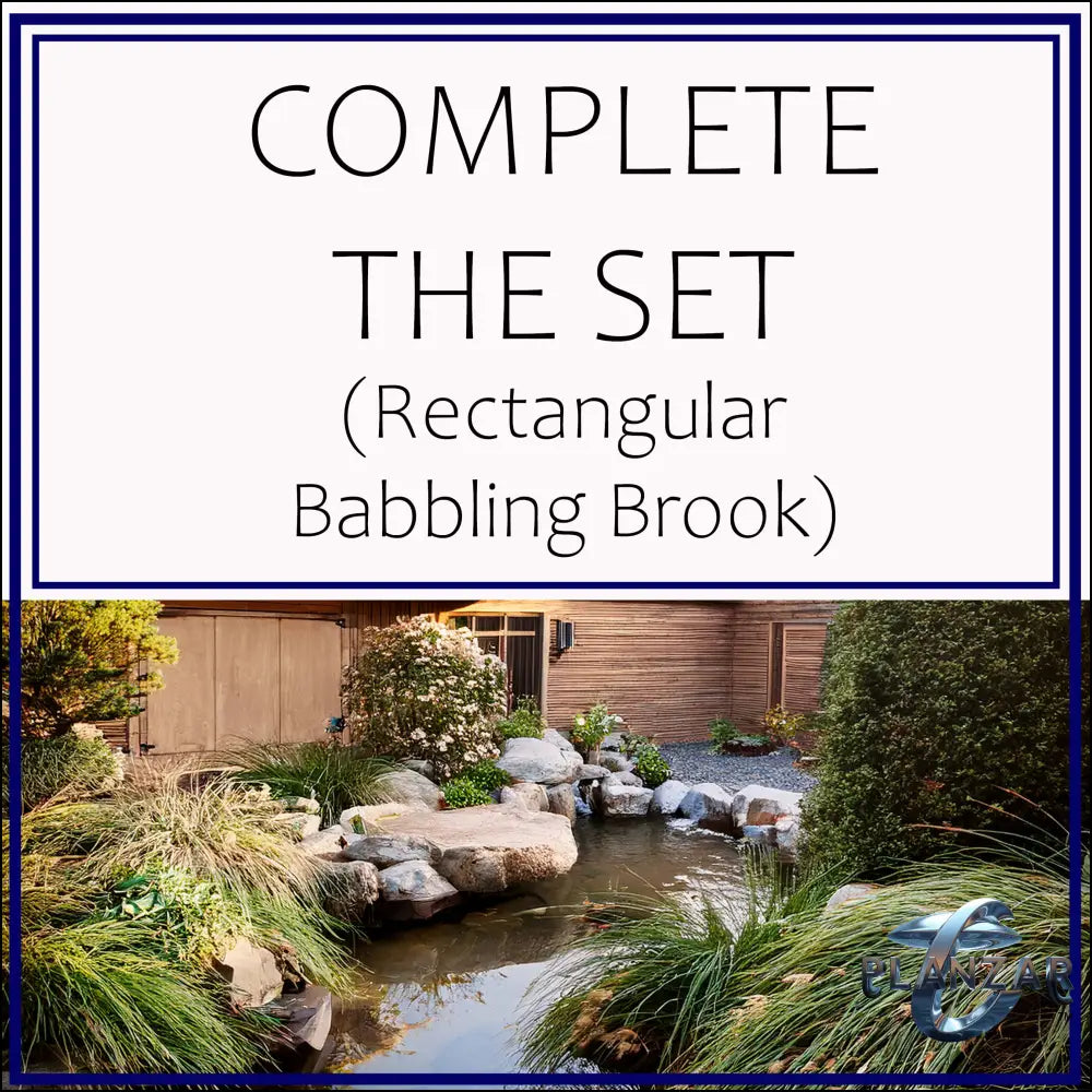 Rectangular Babbling Brook: COMPLETE SET (cover image sets design inspirational mood only: see full Product