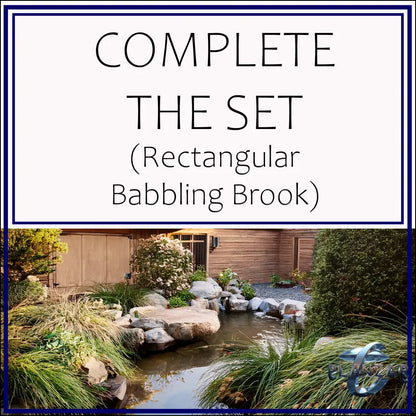 Rectangular Babbling Brook: COMPLETE SET (cover image sets design inspirational mood only: see full Product