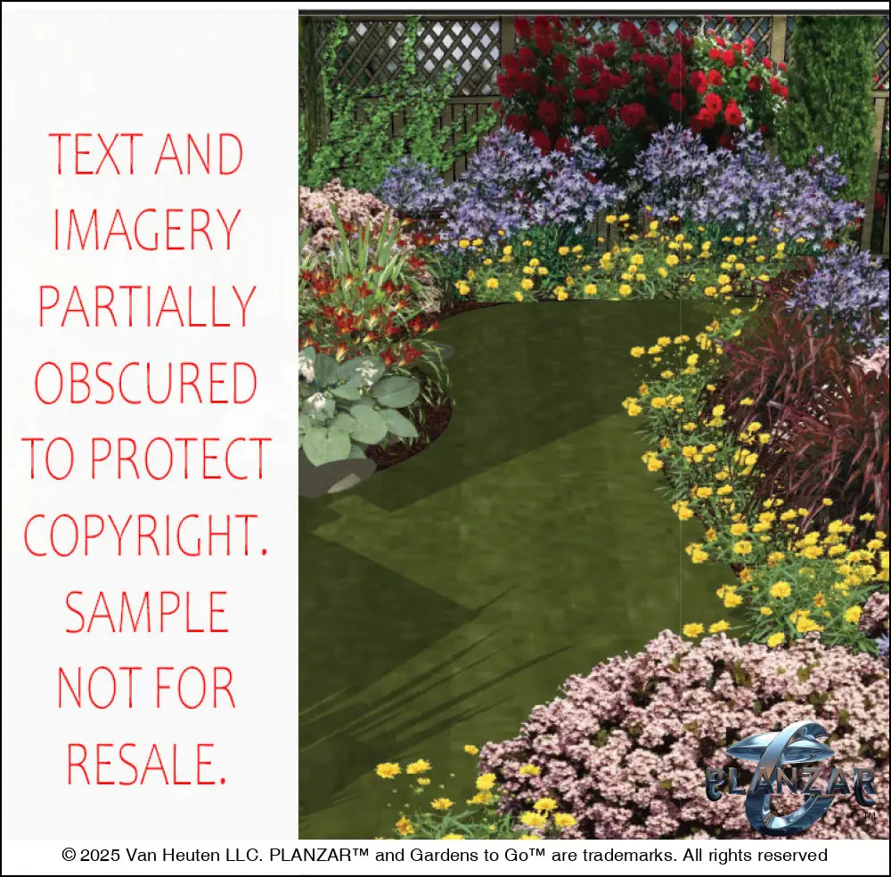 Rectangular Babbling Brook: DESIGN OVERVIEW Digital Download Landscape Plans
