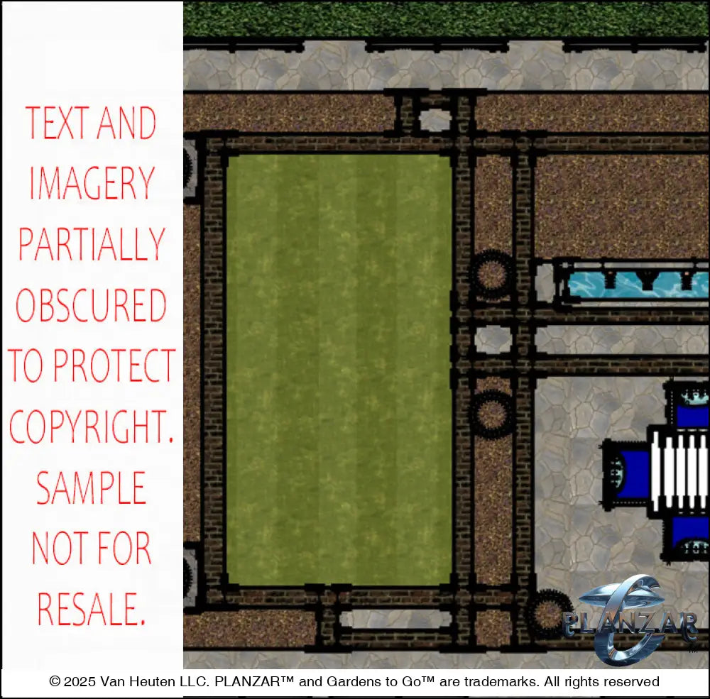 Rectangular Cypress Theatrical: DESIGN OVERVIEW Digital Download Landscape Plans