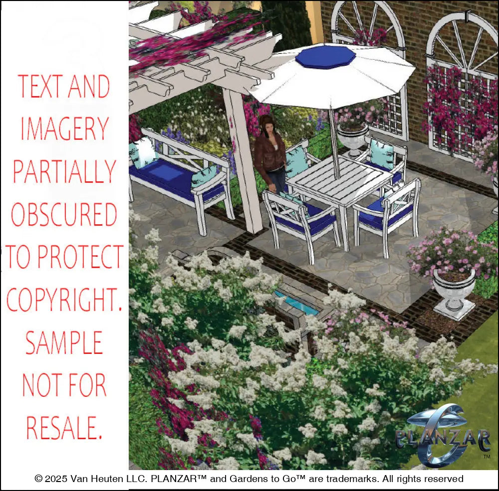 Rectangular Cypress Theatrical: DESIGN OVERVIEW Digital Download Landscape Plans