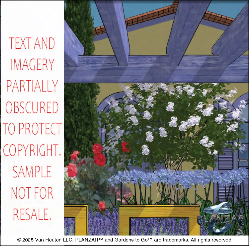 Rectangular Provencal: DESIGN OVERVIEW Digital Download Landscape Plans