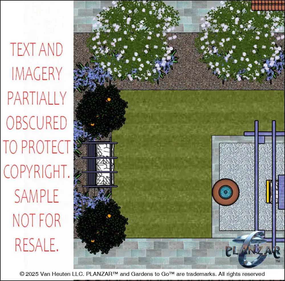 Rectangular Provencal: DESIGN OVERVIEW Digital Download Landscape Plans