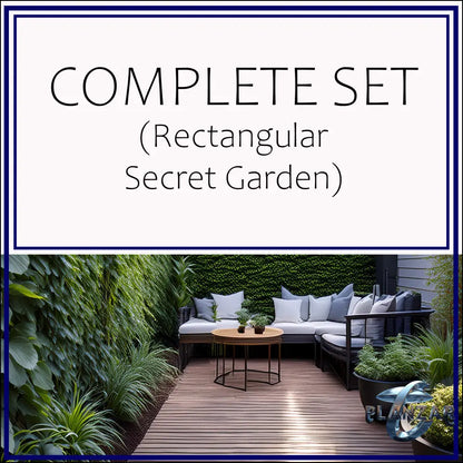 Rectangular Secret Garden: COMPLETE SET (cover image sets design inspirational mood only: see full Product