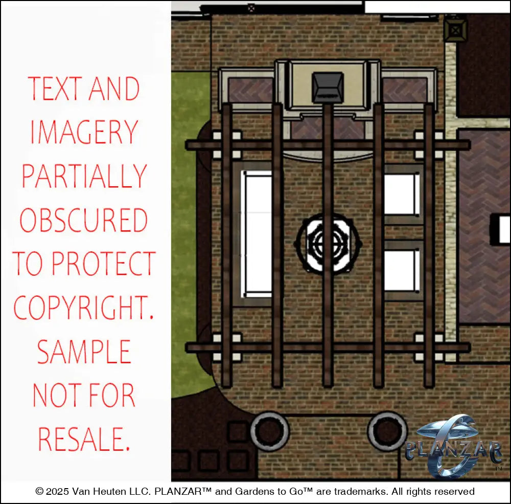 Rectangular Tuscan: DESIGN OVERVIEW Digital Download Landscape Plans