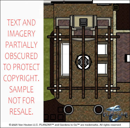 Rectangular Tuscan: DESIGN OVERVIEW Digital Download Landscape Plans